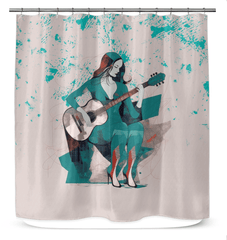 Runway Elegance Fashion Shower Curtain - Beyond T-shirts