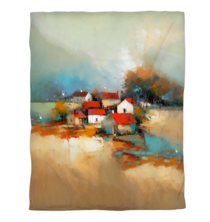 Lakeside Serenity Landscape Duvet Cover