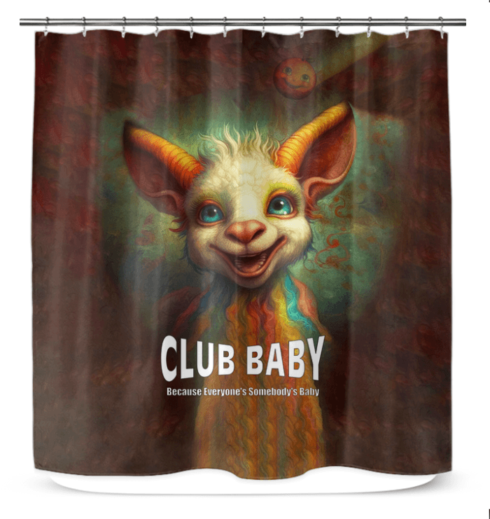 CB3 92 elegant shower curtain in a modern bathroom setting