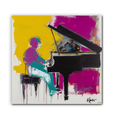 Minimalist Melody Wrapped Canvas