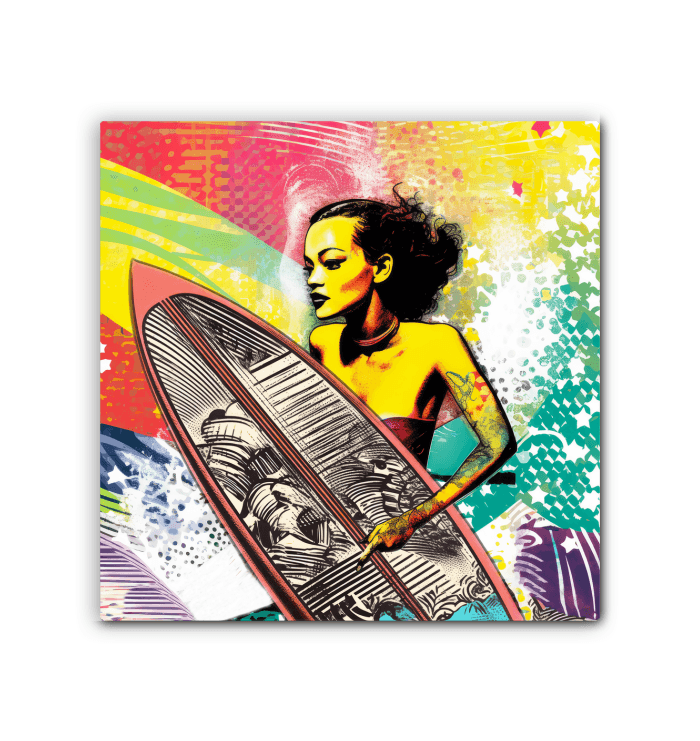Close-up of Surfing 5 29 Canvas art texture