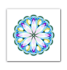 Mandala Enchantment Glass Print - Beyond T-shirts