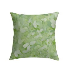 Colorful Abstract Symmetry pillow adding a touch of elegance to interior spaces.