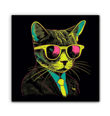 Artistic Whiskers Canvas Art - Beyond T-shirts