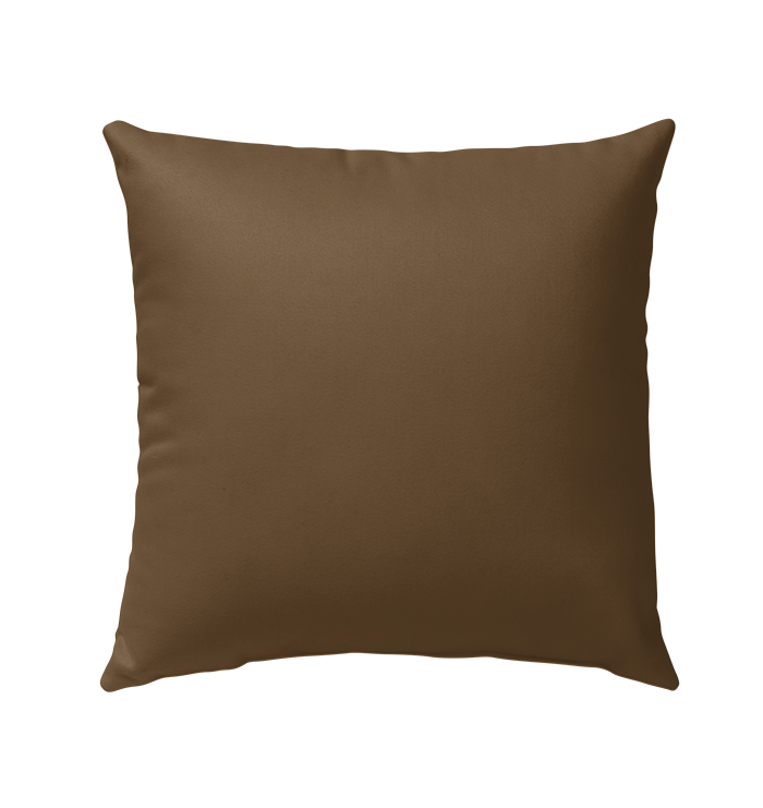 Golden Fields outdoor pillow on a garden bench, showcasing its vibrant design and texture.