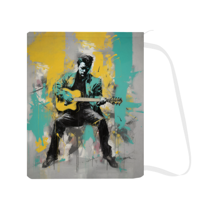 Minimalist Brush Stroke Laundry Bag