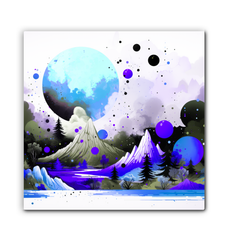 Majestic Mesa Rocky Landscape Canvas