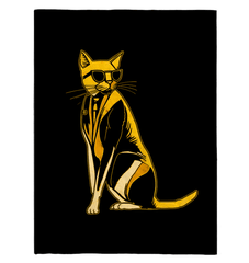 Cat Kingdom Delight Sherpa Blanket - Beyond T-shirts