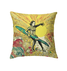 Surfing 1 11 Indoor Pillow - Beyond T-shirts