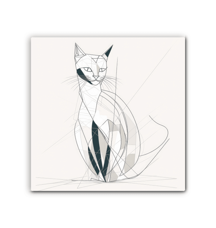 Playful Cat Yarn Tangle Canvas - Beyond T-shirts