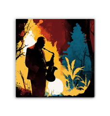 Harmonious Melodies - Abstract Music Canvas Art - Beyond T-shirts