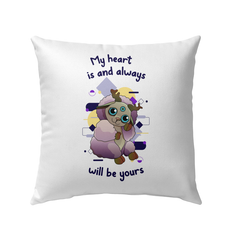 My Heart Always Yours Outdoor Pillow