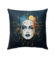 Artistic Allure Outdoor Pillow