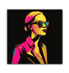 Runway Allure Fashion Canvas Print - Beyond T-shirts