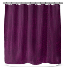 Silver Waves Shower Curtain