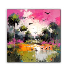 Rolling Meadows Landscape Wrapped Canvas