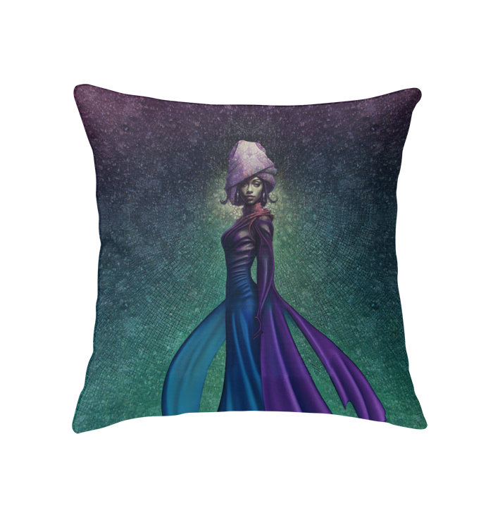 Boho Essence Beyond Style Indoor Pillow with bohemian design.