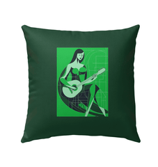 Glamorous Runway Oasis Outdoor Pillow - Beyond T-shirts