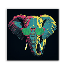 Elephant Family Bond Canvas Print - Beyond T-shirts