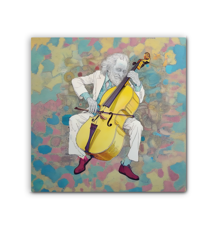 Tranquil art piece, Serene Symphony wrapped canvas.