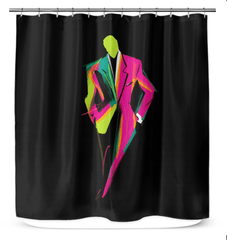 Couture Splendor Shower Curtain - Beyond T-shirts