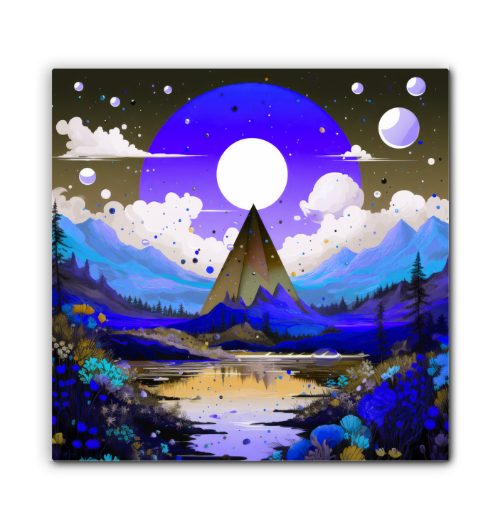 Majestic Monoliths Rocky Landscape Canvas