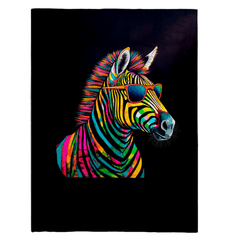 Safari Adventure Zebra Sherpa Blanket - Beyond T-shirts