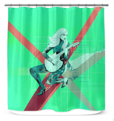 Fashionista's Oasis Shower Curtain - Beyond T-shirts