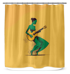 Jazzed-Up Elegance Shower Curtain - Beyond T-shirts