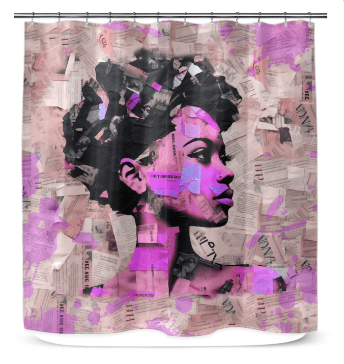 Note Inspired Shower Curtain - Beyond T-shirts