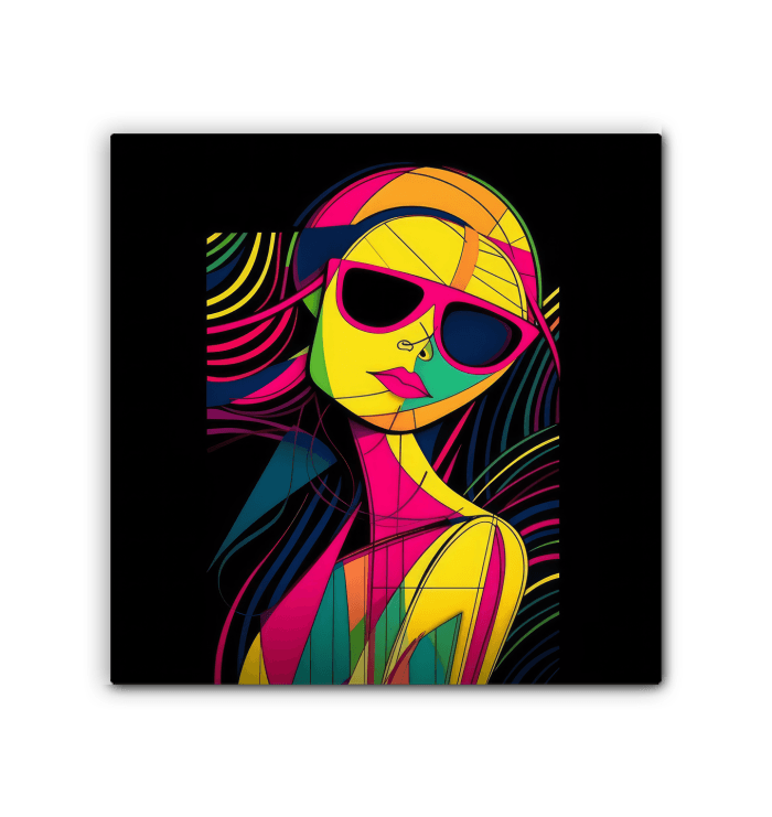 Chic Elegance Runway Canvas Print - Beyond T-shirts