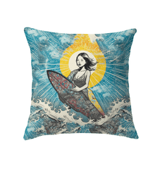 Surfing 1 40 Indoor Pillow - Beyond T-shirts