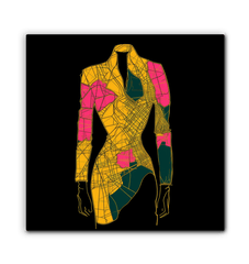 Gallery-Ready Graffiti Couture Fusion Canvas - Beyond T-shirts