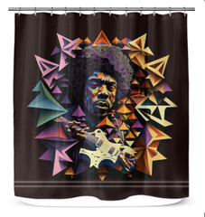 Electro Wave Shower Curtain