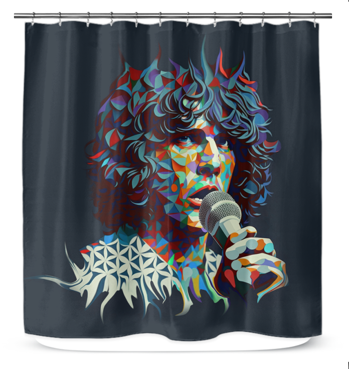 Melodic Muse Shower Curtain