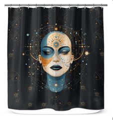 Artful Aspirations Shower Curtain - Beyond T-shirts