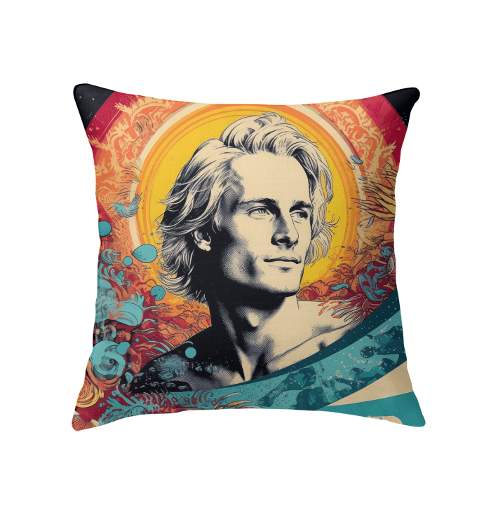 Surfing Serenity Decorative Pillow - Beyond T-shirts