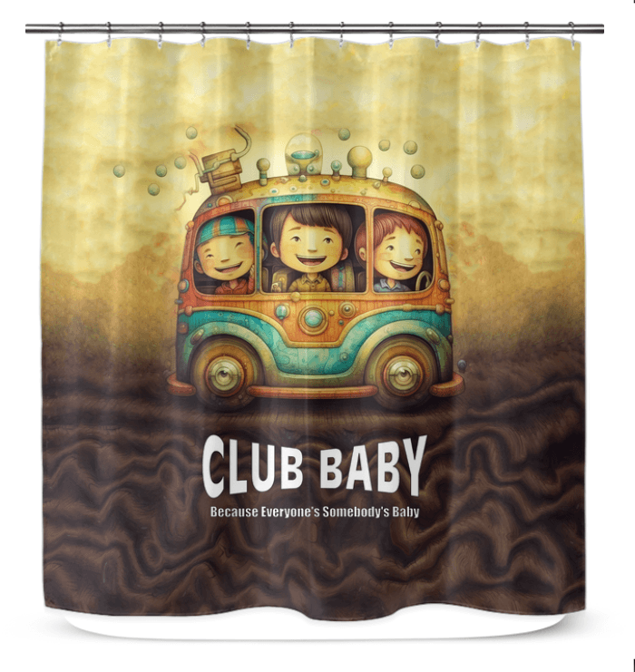 Elegant CB3-115 shower curtain showcasing waterproof design and durability.