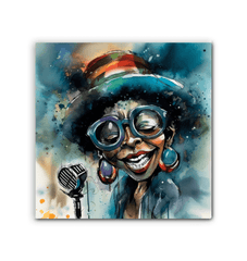 Lyrical Lines Caricature Canvas Art - Beyond T-shirts