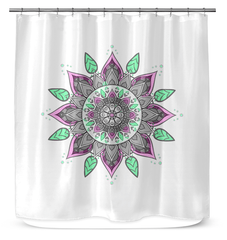 Mandala Blossom Organic Cotton Drapes - Beyond T-shirts