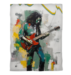 Brush Stroke Art Duvet Cover