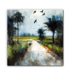 Waterfall Wonder Landscape Wrapped Canvas