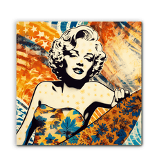 Abstract surfing art on canvas 5 08