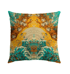 Coastal Surf Outdoor Pillow - Beyond T-shirts
