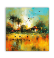 Rolling Meadows Wrapped Canvas