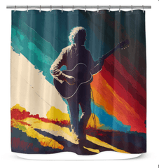 SurArt 116 shower curtain featuring modern design, perfect for enhancing your bathroom ambiance.