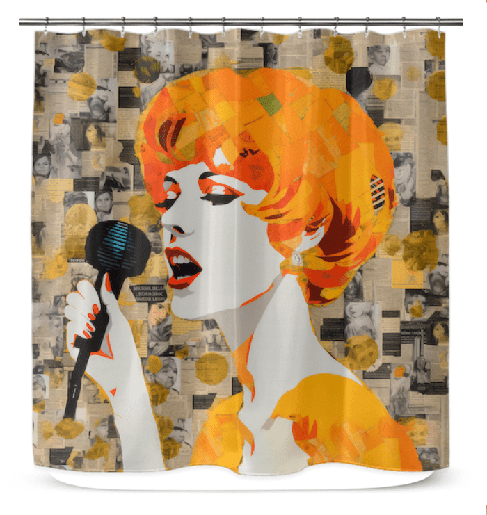 Rhythmic Harmony Shower Curtain - Beyond T-shirts