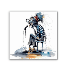 Melodious Muses Caricature Canvas Art - Beyond T-shirts