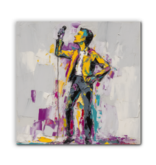 Abstract Expression Wrapped Canvas