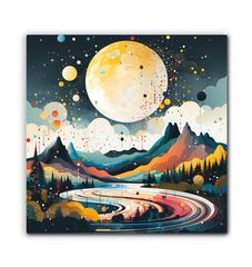 Majestic Moors Highland Landscape Canvas